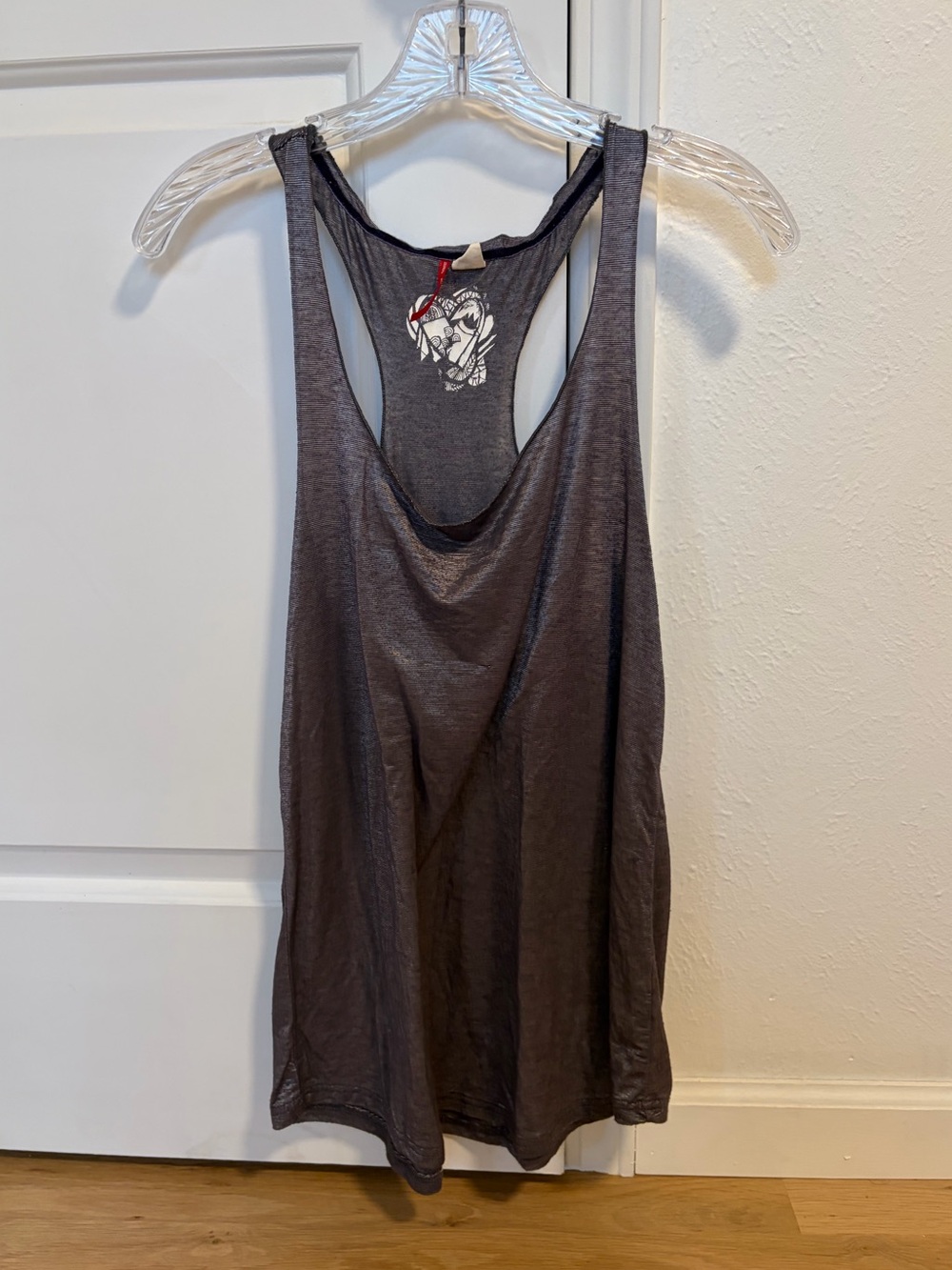 Element Women's Charcoal Racerback Tank with Back Graphic
